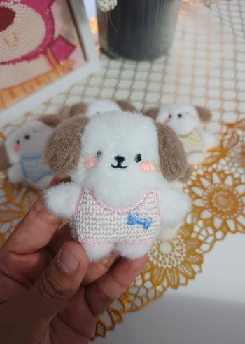 Beden Pastel Renkli Peluş Oyuncak Köpekler