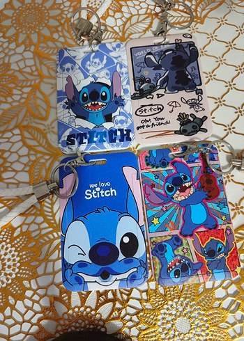 Renkli Stitch Temalı Anahtarlık