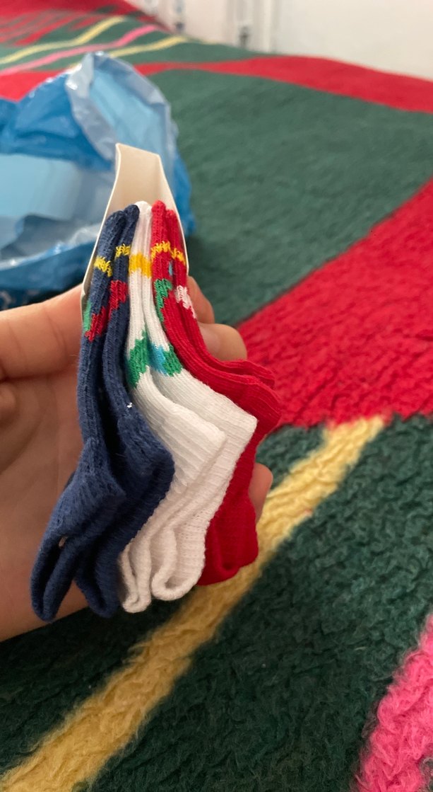 ALBiO Renkli Erkek Çocuk Patik Çorap 3'lü - Görsel 3