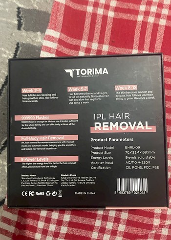 Torima IPL Lazer Epilatör Beyaz - Görsel 2