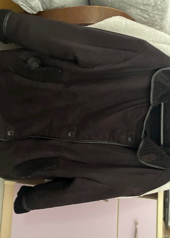 Düğmeli Siyah Süet Kadın Ceket - Görsel 2