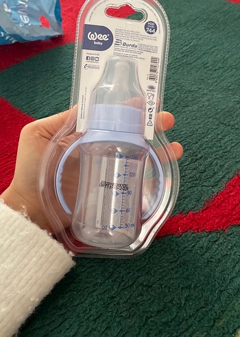 Pastel Mavi Bebek Biberonu 150 ml - Görsel 2