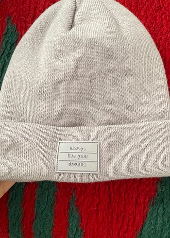 Lila Kadın Örgü Bere - Görsel 3