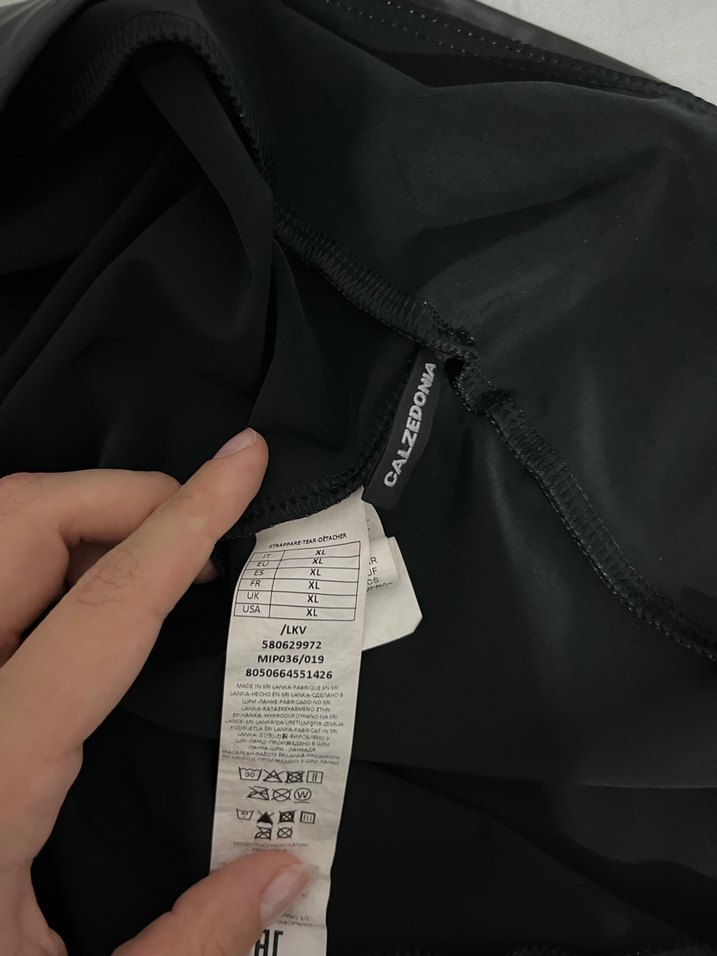 Siyah Basic Kadın Tayt Deri - Görsel 2