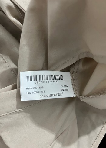 Bej Düğmeli Keten Kısa Gömlek - Görsel 3