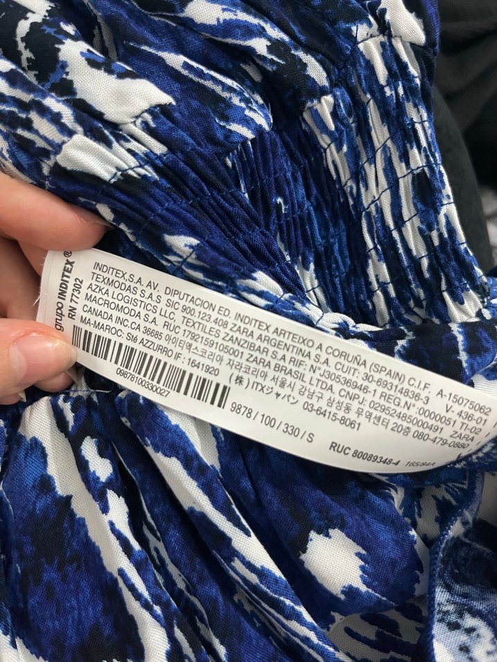 Bohem Tarz Midi Mavi elbise - Görsel 3