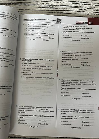 Beden 3D AYT Tarih Soru Bankası - Seufettin Yaman