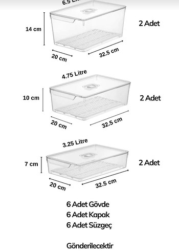 Diğer Coolino 3 Parça BPA İçermeyen Saklama Kabı Seti