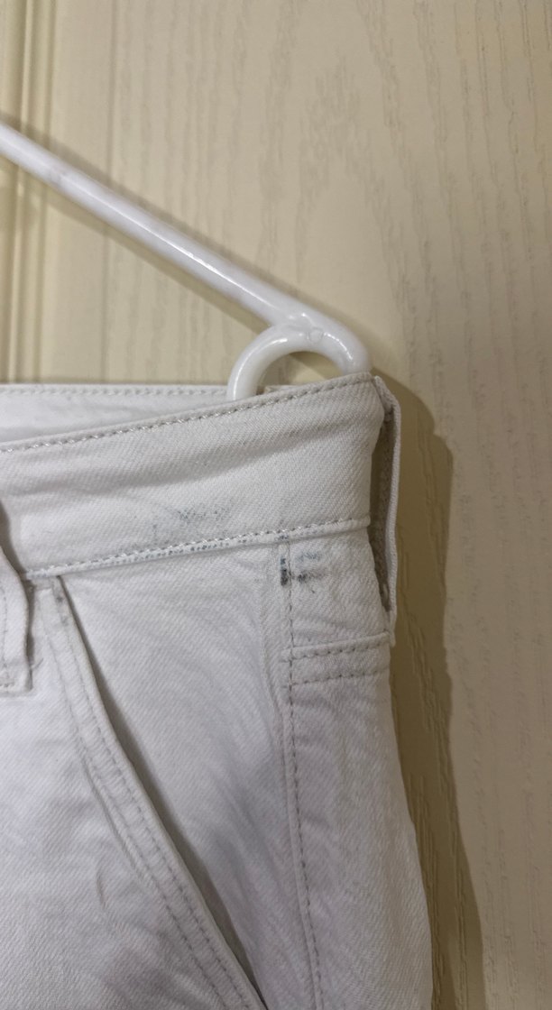 Casual Erkek beyaz Pantolon - Görsel 2
