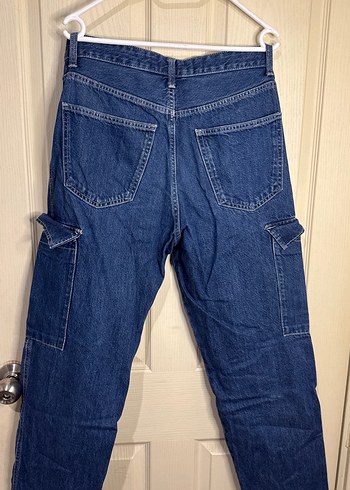 Mavi Kot Pantolon Rahat Kesim - Görsel 3