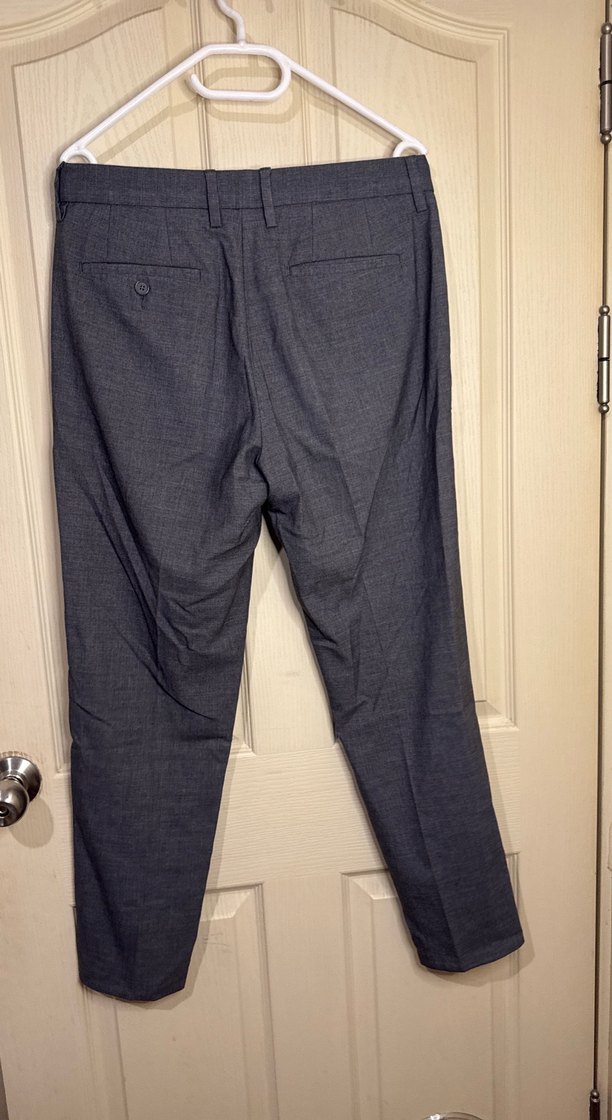 Gri Regular Fit Ofis Pantolonu - Görsel 2