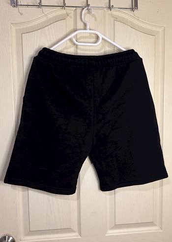 Erkek Siyah Baskılı Rahat Kesim Şort - Görsel 3