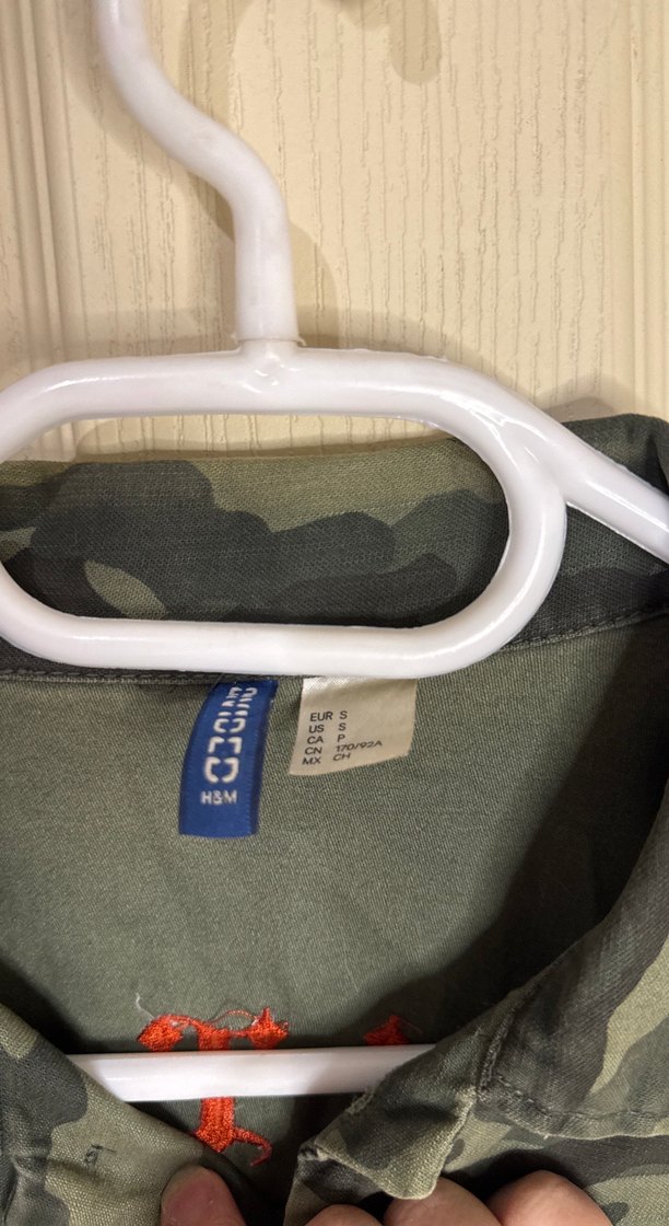 Gri Kamuflaj Desenli  Ceket - Görsel 2