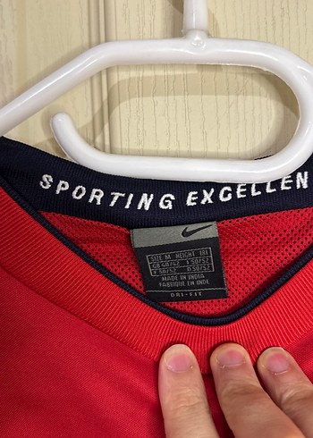 Kırmızı Spor Erkek Tişörtü Velcro Detaylı - Görsel 2