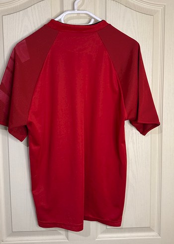 Kırmızı Spor Erkek Tişörtü Velcro Detaylı - Görsel 4