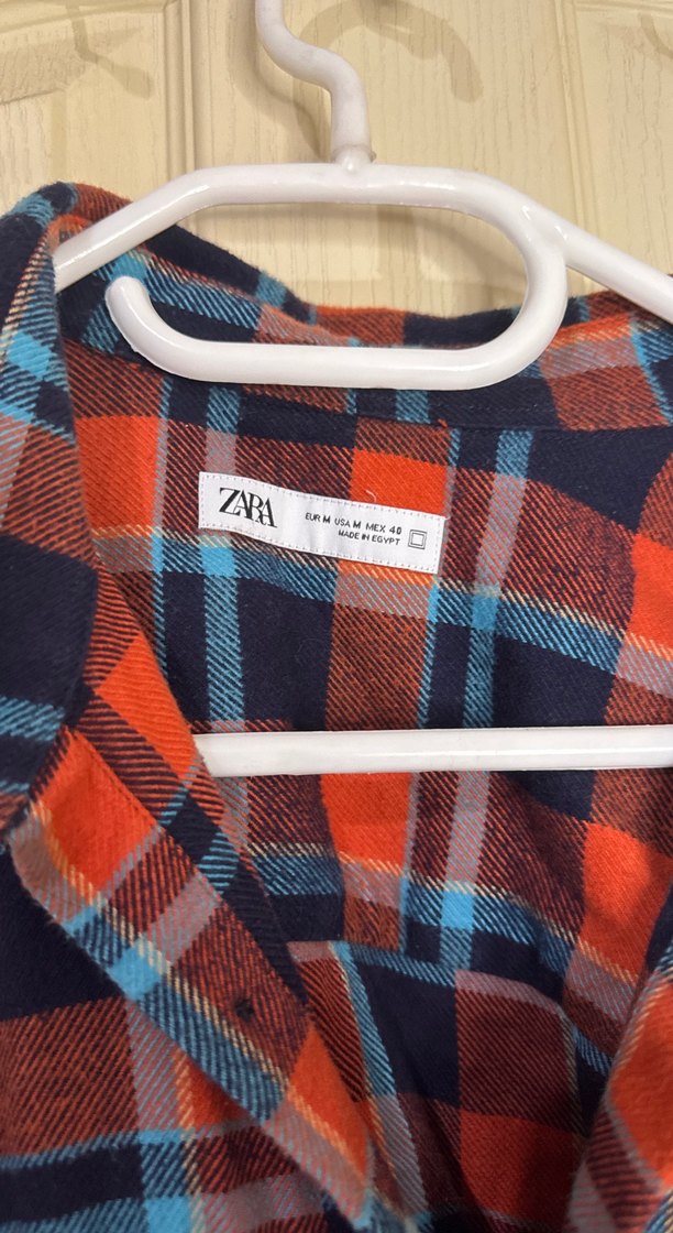 Kareli Düğmeli Erkek Gömlek - Görsel 2