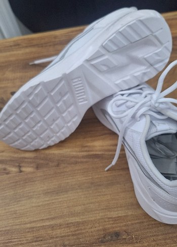 Beyaz Elastik Erkek Spor Ayakkabı - Görsel 9