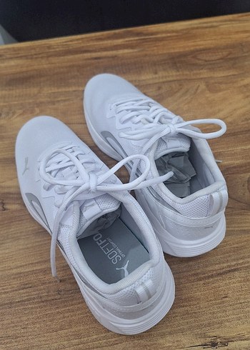 Beyaz Elastik Erkek Spor Ayakkabı - Görsel 8