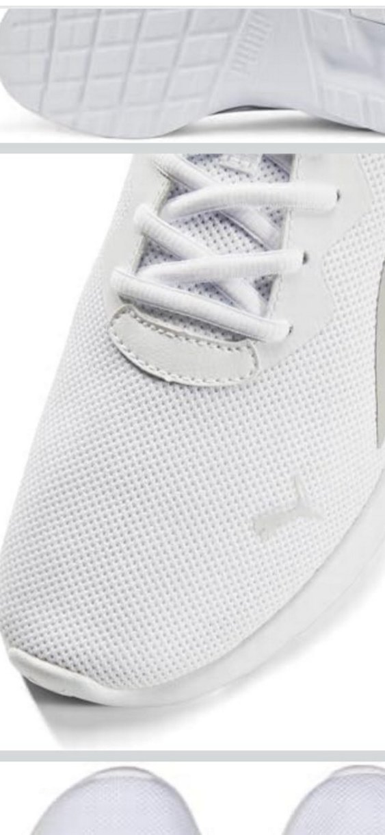 Beyaz Elastik Erkek Spor Ayakkabı - Görsel 2