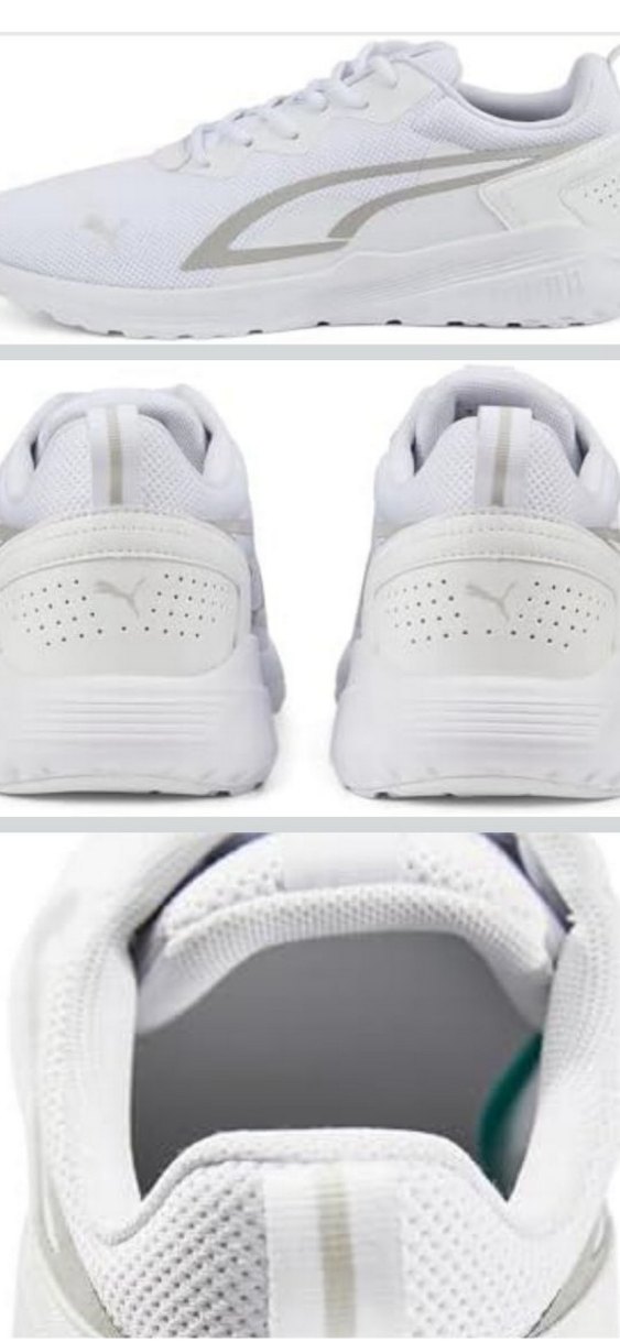 Beyaz Elastik Erkek Spor Ayakkabı - Görsel 4