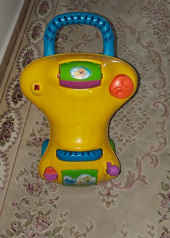 Renkli Sarı Bebek Yürüteci