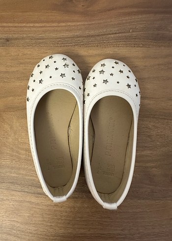 Beyaz Kız Çocuk Rugan Babet - Görsel 5