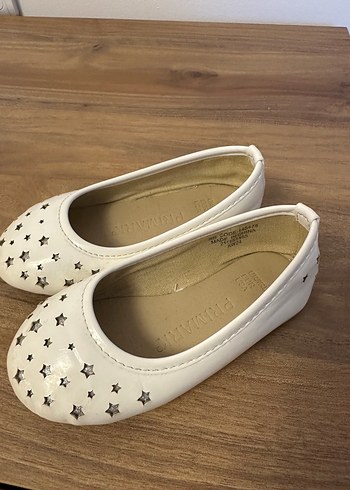 Beyaz Kız Çocuk Rugan Babet - Görsel 2