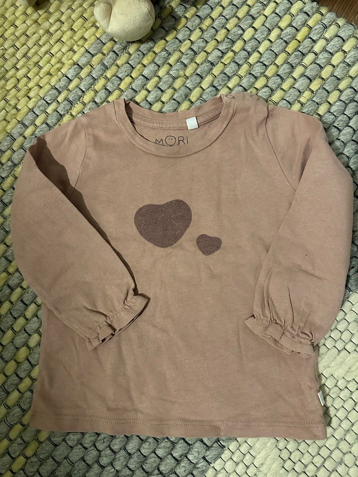 Kız Çocuk Uzun Kollu Baskılı Pamuklu Tişört - Görsel 3