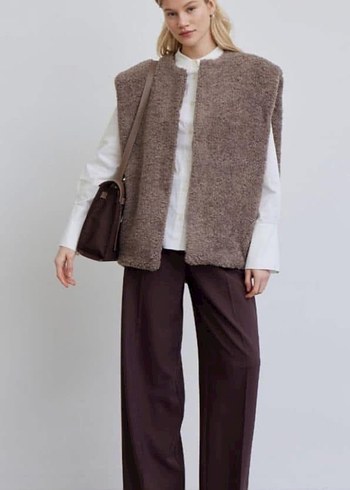 Manuka pelüş Kadın Yelek - Görsel 2