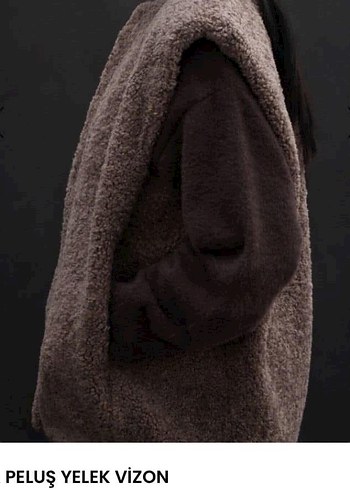 Manuka pelüş Kadın Yelek - Görsel 3