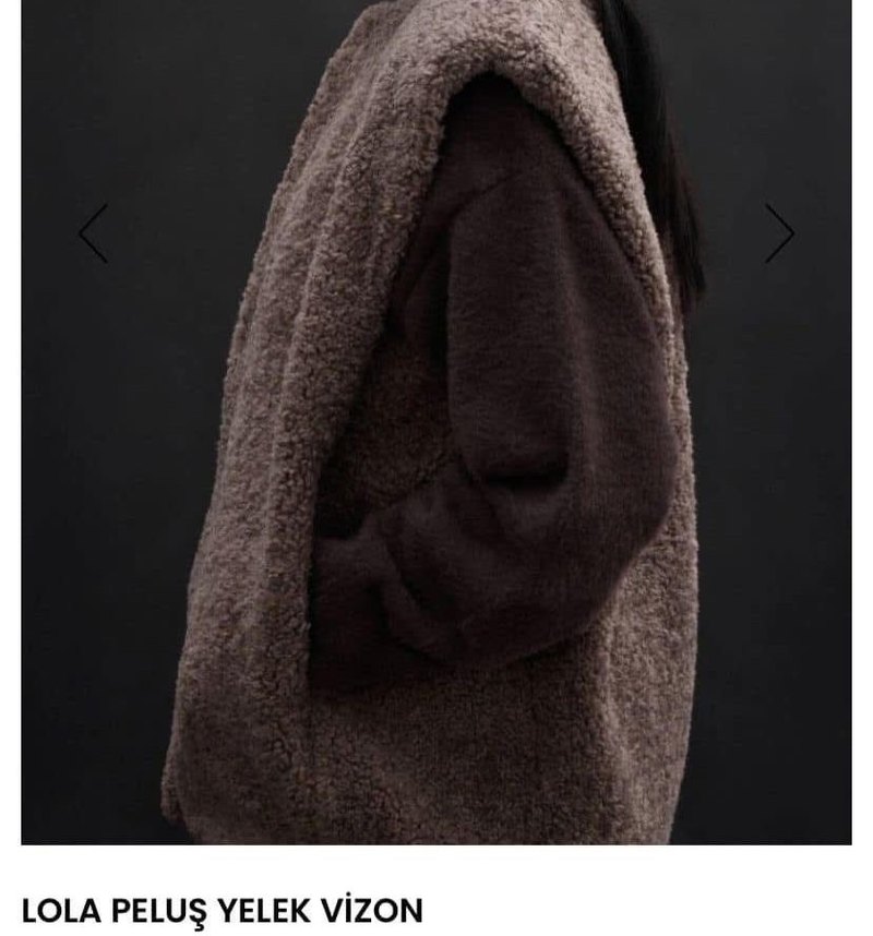 Manuka pelüş Kadın Yelek - Görsel 3