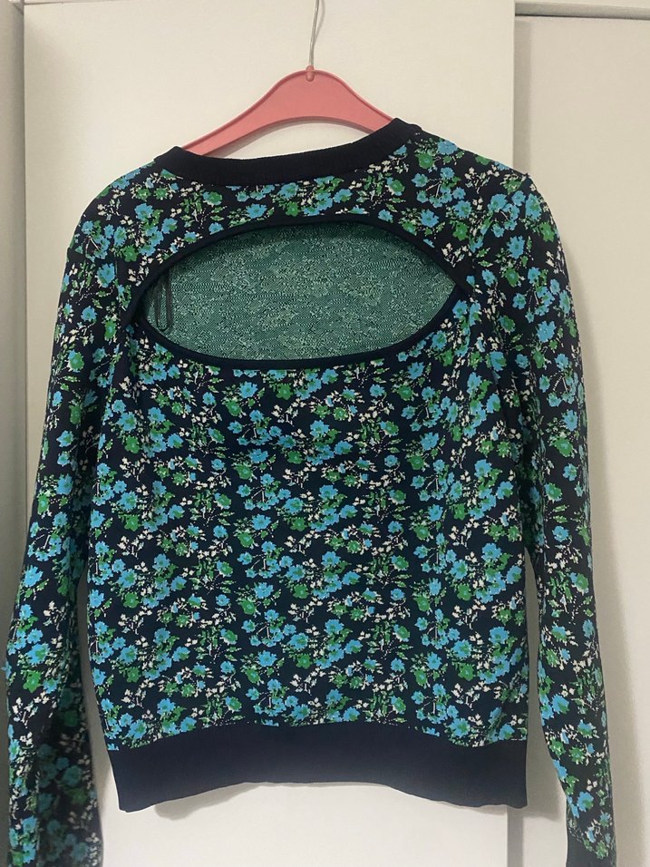 İpekyol Çiçek Desenli Triko Kazak - Görsel 2