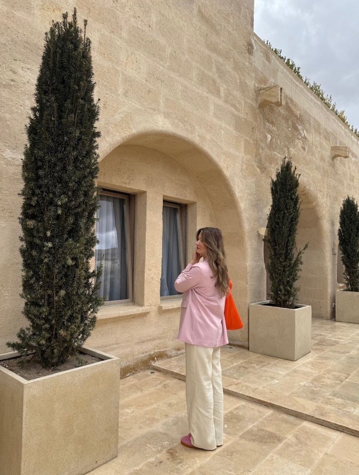 Stradivarius Pembe Kadın Blazer Ceket - Görsel 3