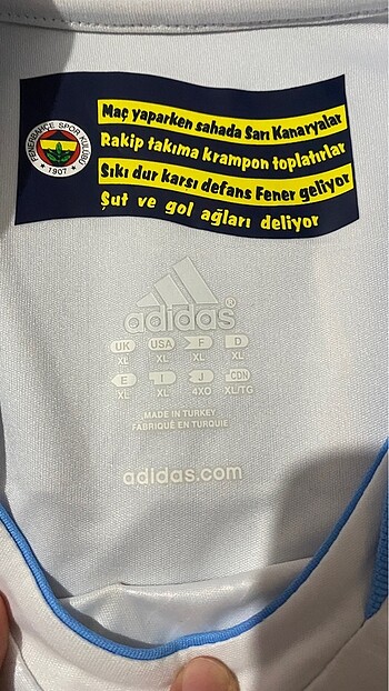 Adidas Orjinal fenerbahçe forması