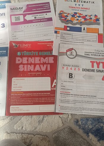 TYT Türkiye Geneli Deneme Sınavı Seti 17 adet