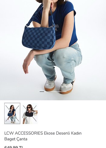 LC Waikiki Lcw Ekose Baget Canta