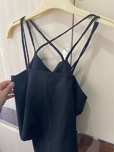 38 Beden Siyah Crop