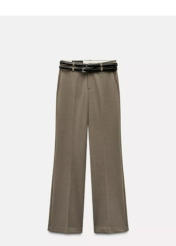 Zara Kemerli Kumaş Pantolon