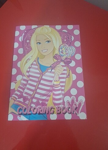 Barbie boyama kitabı 