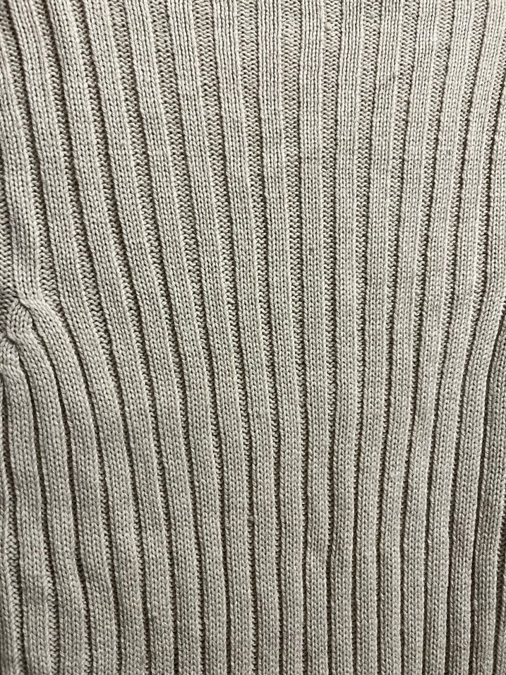 Bej Triko Kadın Elbise Midi Boy - Görsel 3