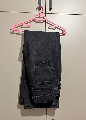 Milla siyah wide leg jeans - Görsel 2