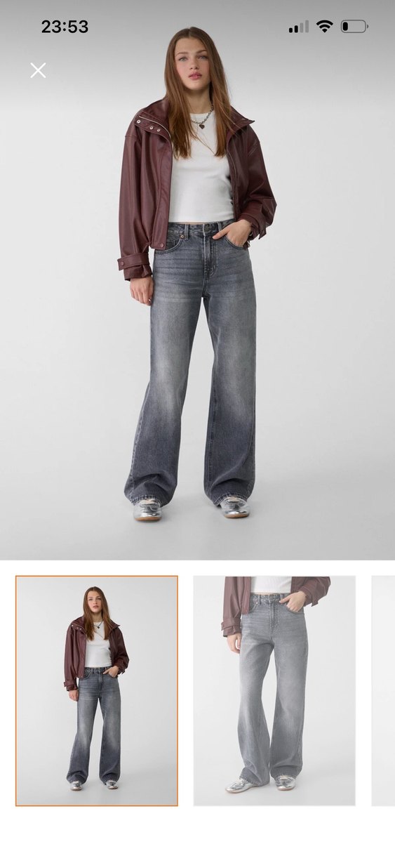 Stradivarius straight wide - Görsel 3