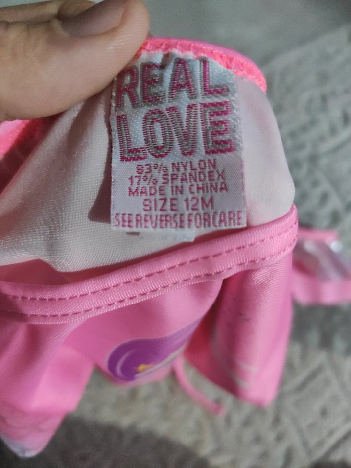 Kız Çocuk Pullu Deniz Kızı Desenli Bikini - Görsel 2