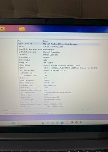 Gri Lenovo Dizüstü Bilgisayar - Görsel 7