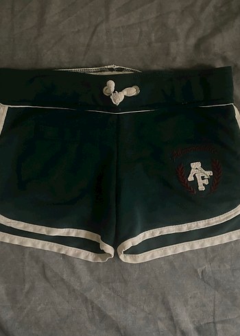 Abercrombie & Fitch Koyu Yesil Spor Sort