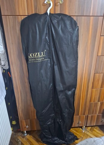 Bej Nakışlı Uzun Kollu Vintage Nişan Elbisesi - Görsel 2