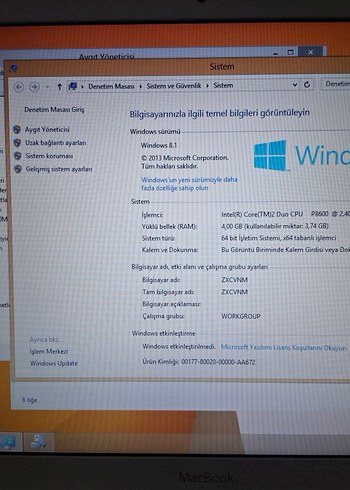 macbook laptop 4gb - Görsel 2