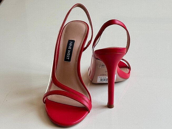 Nine West NİNE WEST MARKA TOPUKLU KIRMIZI 38 NUMARA ŞIK KADIN AYAKKABISI