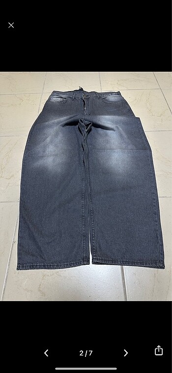 Diğer Unisex Toka Detaylı Baggy Jean A560