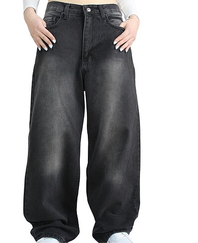 46 Beden St.poll Unisex BAGGY Jeans